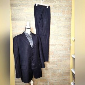 $3700 Ermenegildo Zegna Dormeuil Traveller Superfine Australian Wool 46L 34"×32"